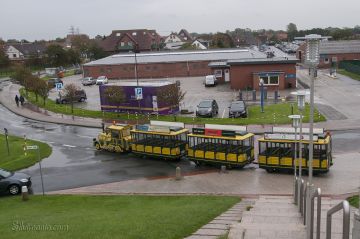 Der Express ist auch bei Regen unterwegs